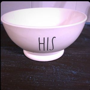 Rae Dunn Bowl “his”